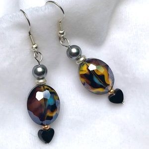 Handmade Earrings with Vintage & Modern Elements (E55-4H)